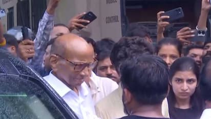 NCP(SCP) chief Sharad Pawar at Jantar Mantar (Photo/ANI)