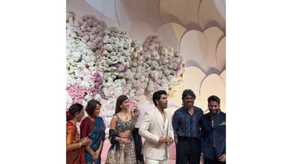 Nagarjuna at pre-wedding function of Allu Sirish and Nayanika (Image source: Allu Sirish's team)