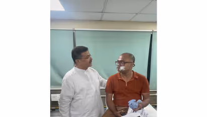 West Bengal CM Suvendu Adhikari meets injured in Kolkata protests (Photo/@SuvenduWB/X)