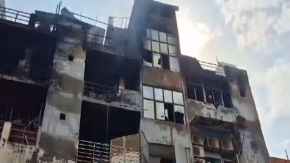 Visuals of the factory where fire broke out in Delhi's Mayapuri Industrial Area (Photo/ANI)