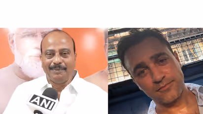BJP's Shaik Baji (Photo/ANI) and Imran Khan (Photo/Instagram@imrankhan)