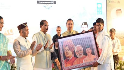Uttarakhand CM Pushkar Singh Dhami at the event (Photo/ANI)