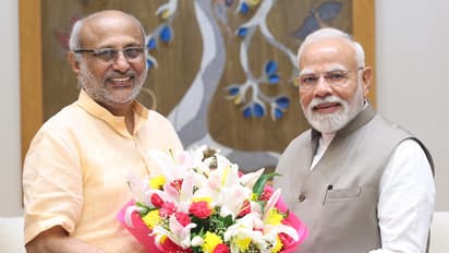 VP Radhakrishnan congratulates PM Narendra Modi (File Photo/ANI)