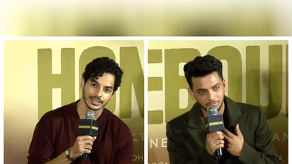 Actors Ishaan Khatter and Vishal Jethwa (Image source: ANI)