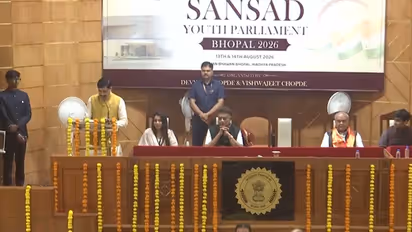 MP CM Mohan Yadav inaugurates Sansad Youth Parliament 2026 (Photo/ANI)