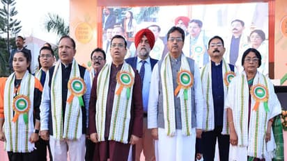 Tripura CM Manik Saha at the inauguration of Khelo Tripura Para Games 2025. (Photo/ANI)