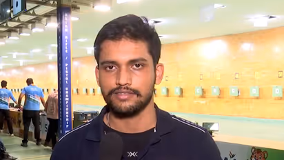 Indian shooter Rudrankksh Patil. (Photo: ANI)