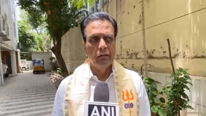 Telangana BJP Chief Spokesperson and Media In-charge N V Subash (Photo/ANI)