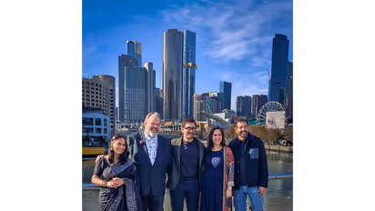Aamir Khan with Kabir Khan in Australia (Photo/Instagram@iffmelbourne)