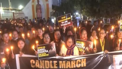 Tipra Indigenous Students Federation candle march to demand justice for Anjel Chakma (File Photo/ANI)