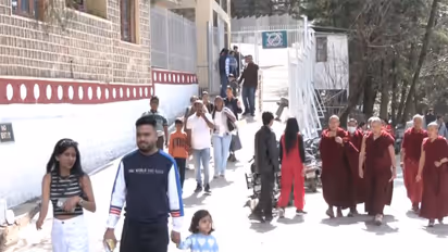 Visuals from Himachal Pradesh’s Dharamshala (Photo/ANI)