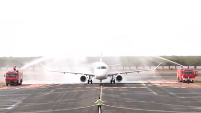 Flight at Adani Mundra Airport (Photo/ANI)
