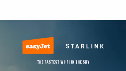 easyJet partners with Starlink (Photo/@easyJet)