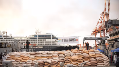 Tamil Nadu sends 1,000 tonnes of relief to cyclone-hit Sri Lanka  (Photo/X@IndiainSL)