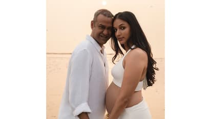 Madhu Mantena and his wife, Ira Trivedi (Photo/instagram/@iratrivedi)