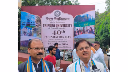 Tripura Central University celebrates 40th Foundation Day (Photo/ANI)