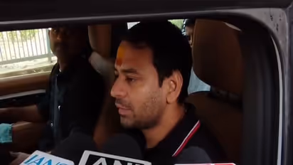 Janshakti Janata Dal chief and candidate from Mahua seat, Tej Pratap Yadav