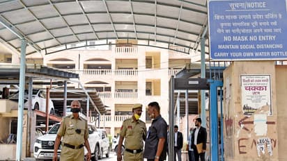 Visuals outside Rohini Court (Photo/ANI)