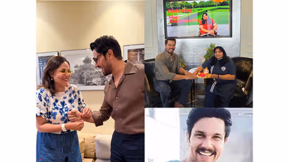 Randeep Hooda celebrating Raksha Bandhan with sisters (Photo/Instagram@randeephooda)