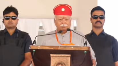 Rashtriya Swayamsevak Sangh (RSS) Chief Mohan Bhagwat (Photo/ANI)