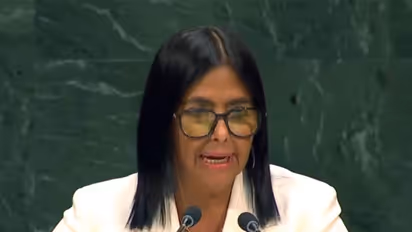 Venezuela’s acting President Delcy Rodríguez (Photo/TheUnitedNations/Youtube)
