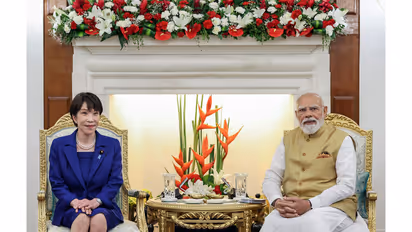 Prime Minister Narendra Modi with Japan's Prime Minister Sanae Takaichi (File Photo/ANI)
