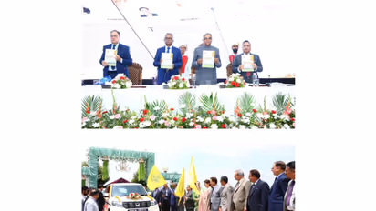 Justice Vikram Nath attended mega awareness programme on “Empowering Women and Strengthening Institutional Legal Support” at Srinagar (Photo/NALSA)