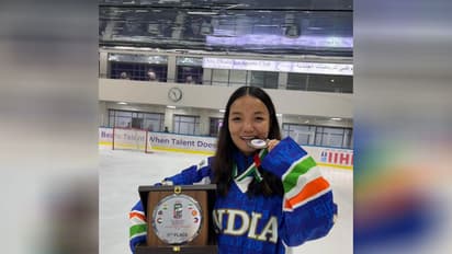 Padma Chorol after winning medal in Khelo India Winter Games 2026 (Image: KIWG 2026)