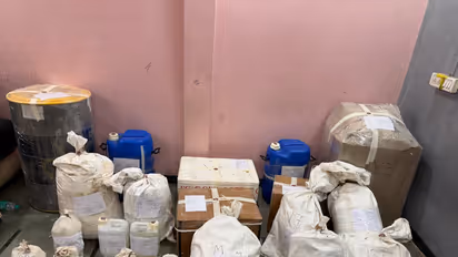 Contraband and chemicals seized (Photo / CBN)