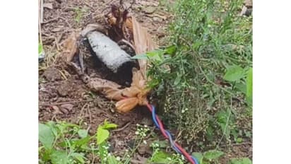 Karnataka: Land bomb explodes in farmer's borewell motor amid land dispute in Tumakuru (Photo/ANI)