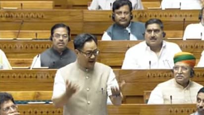 Union Minister of Parliamentary Affairs Kiren Rijiju (Photo/Sansad TV)