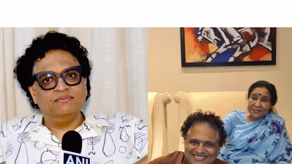 Shamir Tandon with Asha Bhosle (Photo/@Shamir Tandon team)