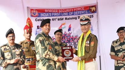 Tripura DGP Anurag at BSF event (Photo/ANI)