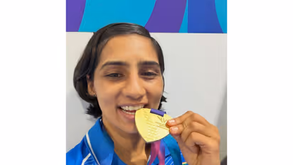 Preeti Pawar. (Photo: @inspireinstituteofsport and @preetisaipawar Instagram)