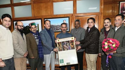 HP CM Sukhvinder Singh Sukhu releases 2026 calendar of the State Secretariat Employees Society (Photo/Himachal Pradesh Government)