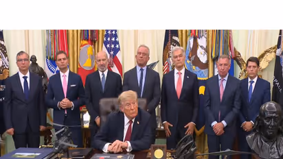 US President Donald Trump at the Oval Office (Photo/ Youtube@WhiteHouse)