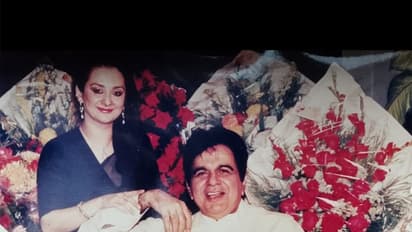 Saira Banu with late actor Dilip Kumar (Photo/ Instagram/ @sairabanu)
