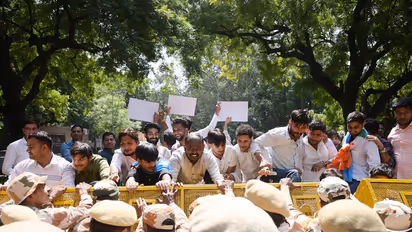 Jantar Mantar protest against CEC Gyanesh Kumar (Photo/ANI)