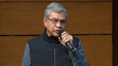 Union Minister Ashwini Vaishnaw at the press briefing (Photo/ANI)