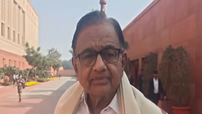 Congress MP and former Union Finance Minister P Chidambaram (File Photo/ANI)
