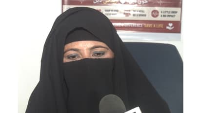 Bilkees Ara, popularly known as the “Blood Woman of Jammu and Kashmir" (Photo/ANI)