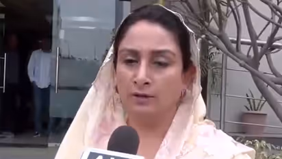 Shiromani Akali Dal MP Harsimrat Kaur Badal (Photo/ANI)
