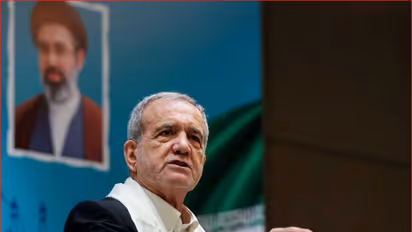 Iranian President Masoud Pezeshkian (Photo/X@Iran_in_India)