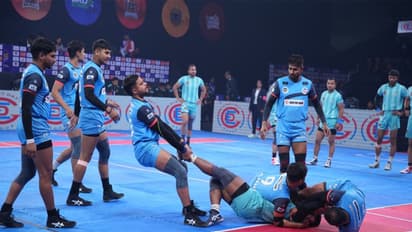Players in action during Uttar Pradesh Kabaddi League. (Photo/UPKL)