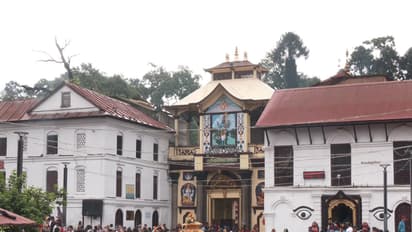 A large number of devotees gather at the Pashupatinath Temple in Kathmandu on the first Monday of the holy month of Shrawan. (Photo/ANI)