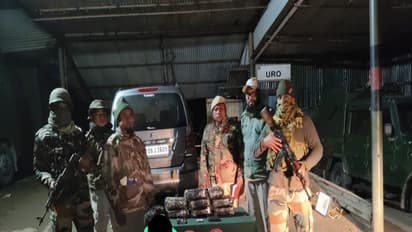 Security forces arrested Houlim Tongkhokai Mate from Tengnoupal district (Photo/ManipurPolice)