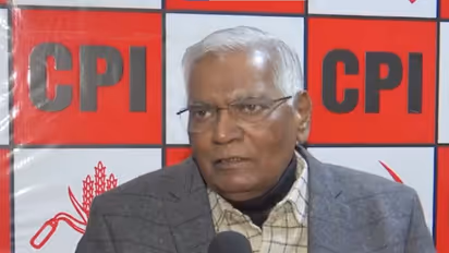 CPI General Secretary D Raja (Photo/ANI)