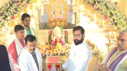 BJP National President Nitin Nabin, Mahrashtra Deputy Chief Minister Eknath Shinde (Photo/ANI)
