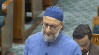 AIMIM chief and Lok Sabha MP Asaduddin Owaisi (Photo/@asadowaisi)