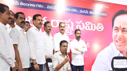 Bharat Rashtra Samithi (BRS) Working President K. T. Rama Rao (Photo/ANI)